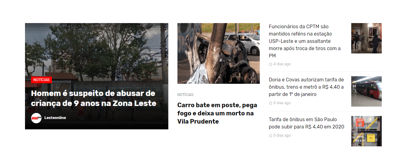 Novo Site - Leste Online