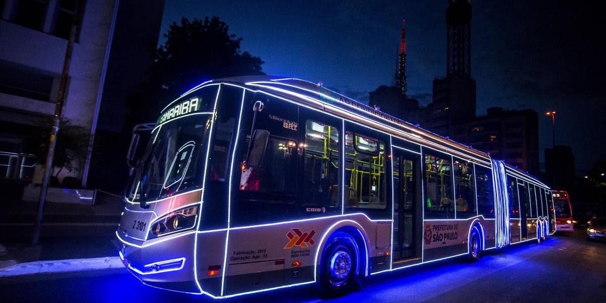 Ônibus Iluminados - Leste Online